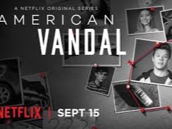 American Vandal is an American television mockumentary series that premiered on Netflix on September 15, 2017. The series is a satire of true crime documentaries such as Making a Murderer and Serial (which it is explicitly compared to in episode 4). American Vandal was created by Dan Perrault and Tony Yacenda, with Dan Lagana acting as the showrunner. On October 26, 2017, Netflix renewed the series for an eight-episode second season, which will premiere in 2018.https://en.wikipedia.org/wiki/American_Vandal